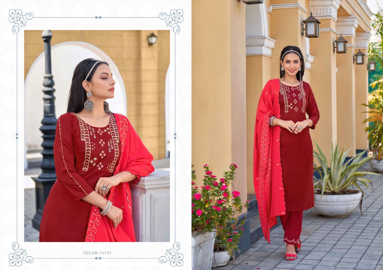 Kalaroop Nirupa  by kessi Redymade Salwar Suit Catalog